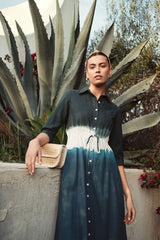 Dip Dye Shirtdress
