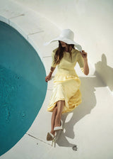 Knit/Satin Combo Maxi Butter