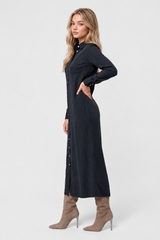 Freda Dress - Navy detail