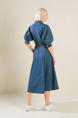 Denim Midi Dress
