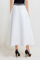 Textured Woven Skirt