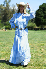 Tiered Ruffles Lace Trim Set