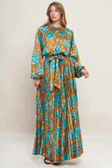 Satin Maxi Dress