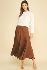 Woven Midi Skirts