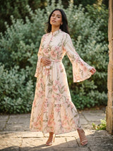 Ethereal Bloom Tiered Maxi