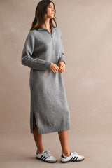 Knit Ribbed HZ Midi Dress