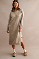Knit Ribbed HZ Midi Dress