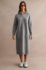 Knit Ribbed HZ Midi Dress
