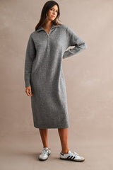 Knit Ribbed HZ Midi Dress
