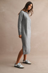 Knit Ribbed HZ Midi Dress