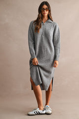 Knit Ribbed HZ Midi Dress