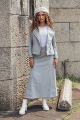 Aspen Skirt - Clouded Blue