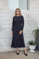 Willow Breeze Dress - Black