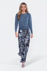 Olly Top Slate Green