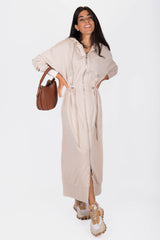 Mina Dress 50" Stone