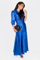 Audrey Dress Short Sleeve Royal Blue