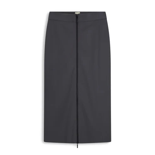 Point Ponte Zip Up Skirt