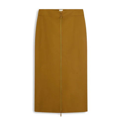 Point Ponte Zip Up Skirt