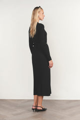 Brenta Dress, Black - detail