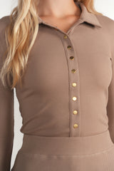 Kaveri Blouse, Sandstone - detail