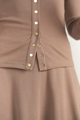 Kaveri Blouse, Sandstone - detail
