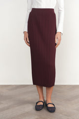 Eden Skirt, Antique Berry - detail