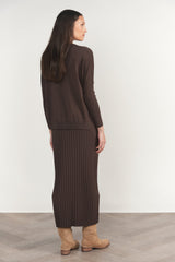 Eden Skirt, Fudge - detail