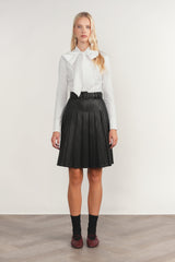 Yarra Skirt - Black, detail (styled outfit shot)