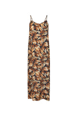Point Brushed A-Line Dress - Abstract Print