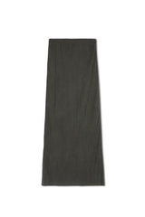 Point Brushed Straight Skirt - Hunter