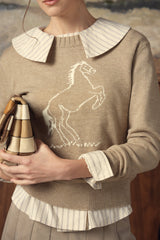 Point Riding Sweater, detail
