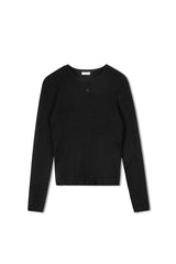 Twisted Cable Crew - Black