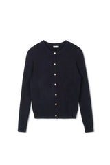 Twisted Cable Cardi - Navy