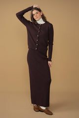 Twisted Cable Skirt - styled
