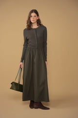 Point Cable Twofer Dress, detail