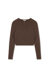 Point Classic Cardi - Chocolate