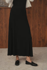 Point Maxi Tennis Skirt - Black