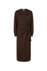 Point Side Tie Dress - styled