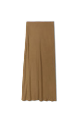 Point Linen Straight Skirt