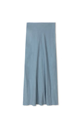 Point Linen Straight Skirt