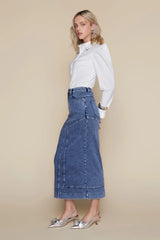 Kama Skirt Dark Wash Denim