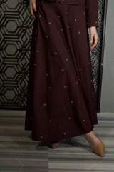 Metallic bloom Skirt