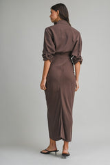 Tencel Dress Front Tie