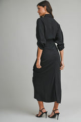 Tencel Dress Front Tie