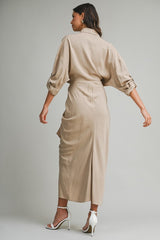 Tencel Dress Front Tie