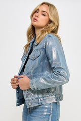 Silver Metallic Jacket