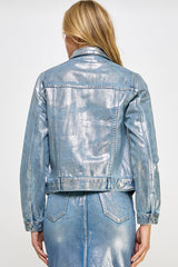Silver Metallic Jacket