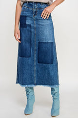 S5204-4 Denim Skirt
