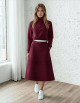 Malka Burgundy Set