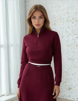 Malka Burgundy Set